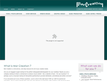Tablet Screenshot of marcreation.com